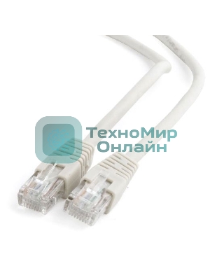 Патч-корд UTP Cablexpert cat.6, 3м, литой, многожильный, серый