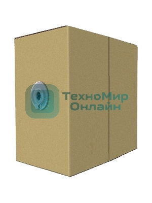 Кабель сетевой Buro BU-COP-042 UTP 4 пары cat5E solid 0.42мм Cu 305м серый