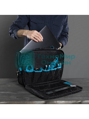 Сумка для инструмента GROSS Meister, 31 карман, отсек для ноутбука, наплечный ремень 90271