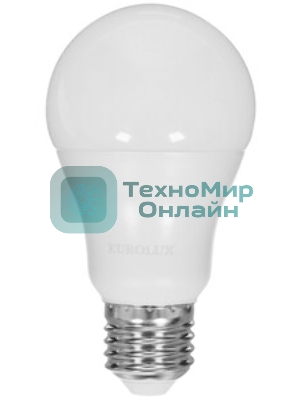 Лампа светодиодная EUROLUX LL-E-A60-15W-230-4K-E27 груша