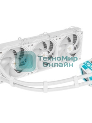 Система жидкостного охлаждения Thermalright Frozen Warframe PRO 360 ARGB Soc-AM5/AM4/1200/1700/1851 черный 4-pin 29.8dB Al LCD Ret (F-WFRAME-PRO-360-BL-ARGB)