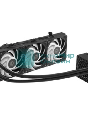 Система жидкостного охлаждения ID-Cooling Dashflow 360 XT Pro ARGb черный 120мм алюминий+медь 2150rpm 32.5db 4-pin 350W