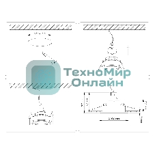 Встраиваемый точечный светильник Ambrella light TN102824 BK/BK черный/черный GU5.3 D92*50
