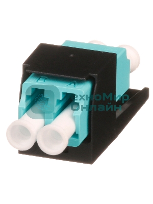 Адаптер Panduit CMDSAQLCZBL проходн. Mini-ComLC дупл. 50/125 OM3 черный
