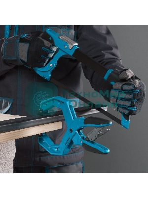 Струбцина Gross 20805 клещеобразная пластиковый корпус храповый механизм жесткой фиксации 4''/100м