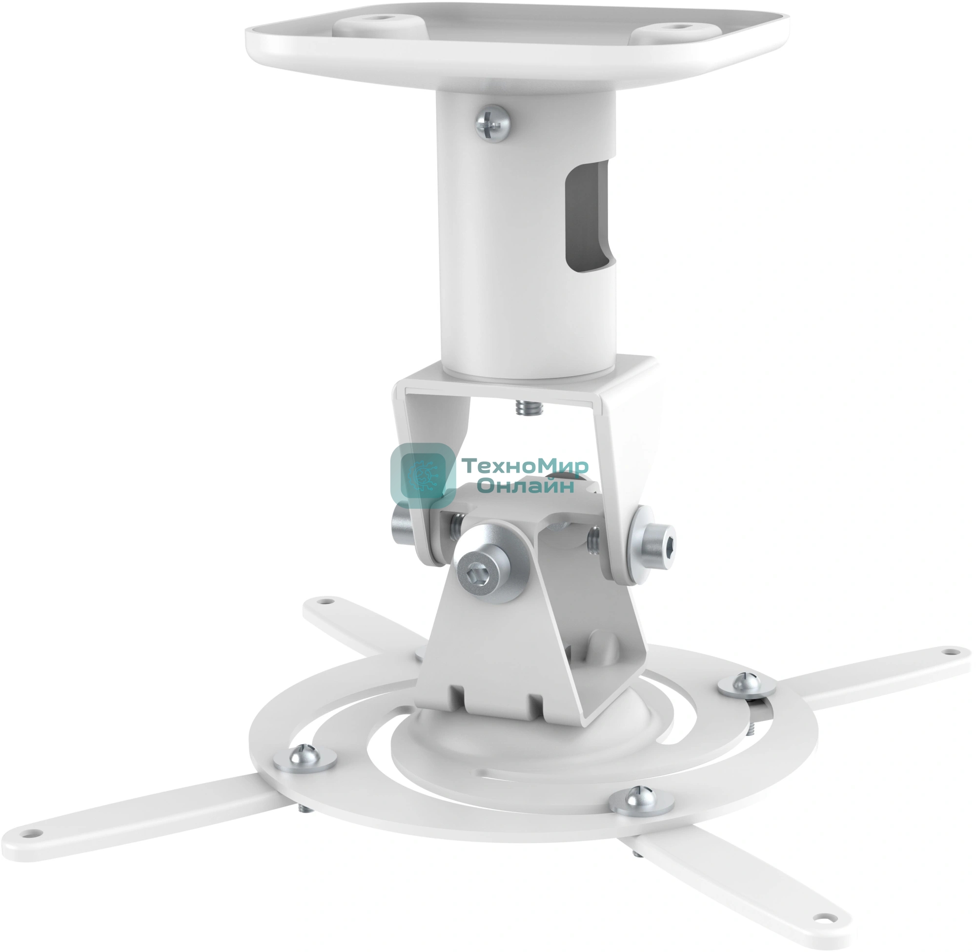 Кронштейн для проектора Cactus CS-VM-PRV3-WT белый макс.15кг настенный и потолочный поворот и наклон