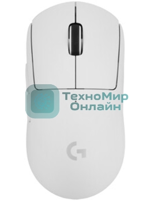 Мышь беспроводная Logitech G PRO X SUPERLIGHT 2 белый, 32000 dpi, радиоканал, USB, кнопки - 5