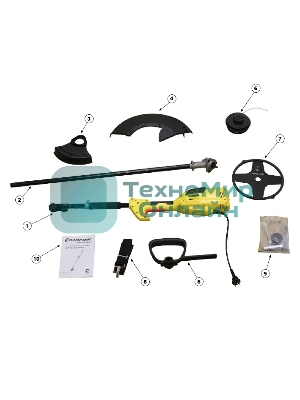 Триммер электрический Champion ET1004A, от сети, 1000 Вт