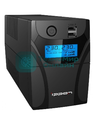 Источник бесперебойного питания Ippon Back Power Pro II 500 300Вт 500ВА черный