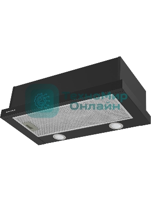 Вытяжка встраиваемая Maunfeld VS Light 50 черный, 50 см, 520 куб. м/ч, 56 дБ