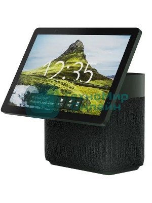 Умная колонка Яндекс Станция Дуо Макс, 60Вт, с экраном, 2 динамика, часы, камера, Wi-Fi, Bluetooth 5.2, Zigbee, Алиса, зеленый