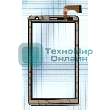 Сенсорное стекло (тачскрин) для Irbis TZ728, черное