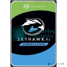 Жесткий диск Seagate HDD SATA 8Tb, SkyHawk Surveillance, 7200 rpm, 256Mb buffer, ST8000VX009, 1 year