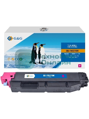 Картридж лазерный G&G GG-TK-5270M (TK5270M) пурпурный (6000 стр.) для Kyocera ECOSYS P6230cdn/M6230cidn/M6630cidn