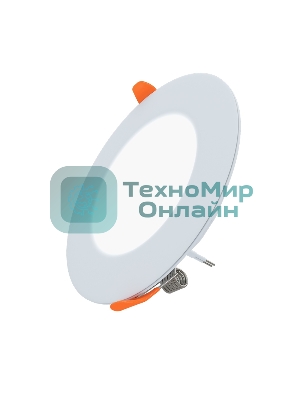 Панель светодиодная встраиваемая круглая 18Вт 230В 6500К 1440Лм 185мм белая IP20 LAMPER