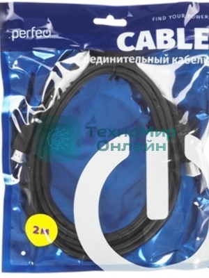 Кабель PERFEO HDMI A вилка - HDMI C (mini HDMI) вилка, ver.1.4, длина 2 м