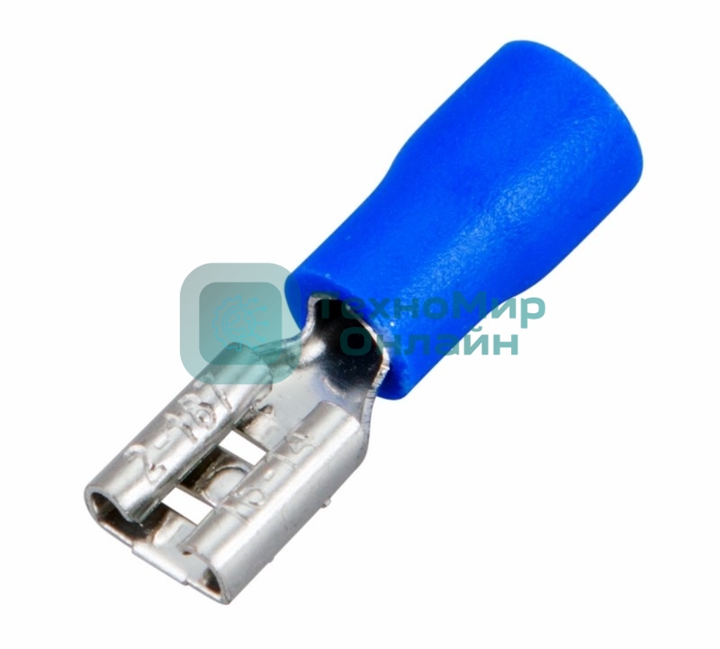 Клемма плоская Rexant изолированная гнездо 5.6 мм 1.5-2.5 мм² (РПи-м 2.5-(4.8)/РПИм 2-5)