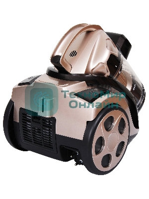 Пылесос Starwind SCV5625 золотистый, 350/2000 Вт, уборка сухая, пылесборник контейнер 2.5 л