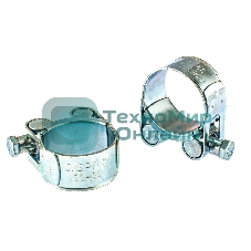 Хомуты металлические Сибртех, силовые 32-35 мм, ширина 20 мм, шарнирные, W1, 2 шт.