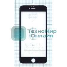 Защитное стекло 4D для Apple iPhone 6/6S Plus черный