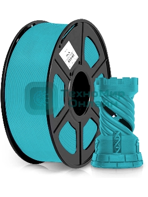 Пластик для принтера 3D Cactus CS-3D-PLA-1KG-CYAN PLA d1.75мм 1кг 1цв.