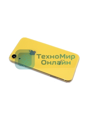 Задняя крышка (корпус) в сборе с рамкой для Apple iPhone XR желтый