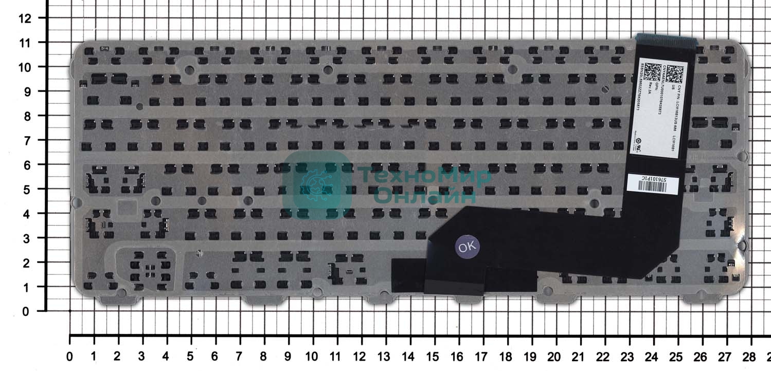 Клавиатура для ноутбука Lenovo Chromebook N21 черная