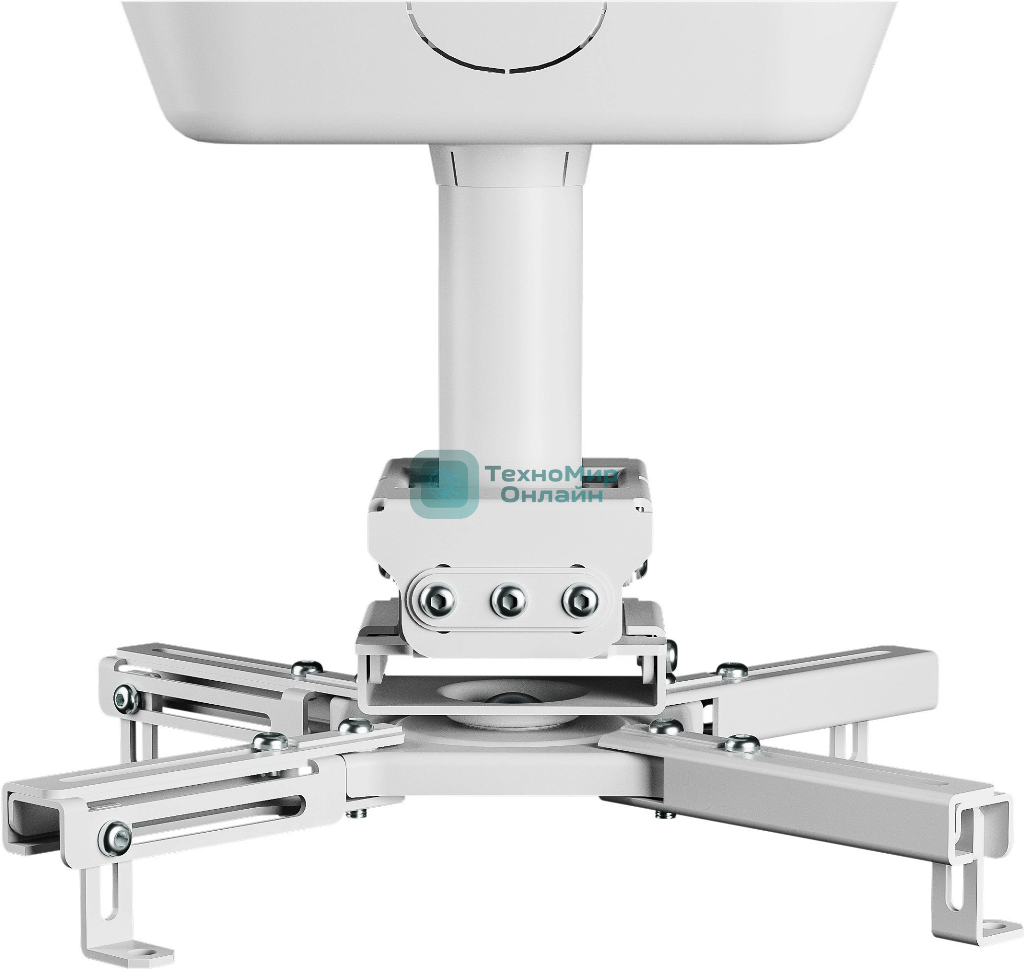 Кронштейн для проектора Cactus CS-PROF011S-WT белый макс.45кг потолочный поворот и наклон