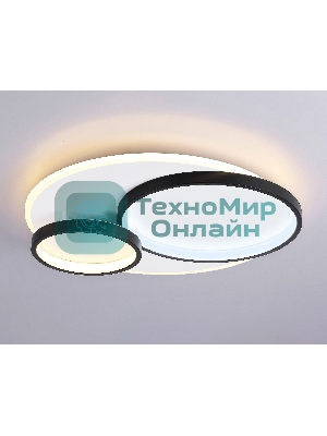 Светильник Ambrella light FA7719 WH/BK белый/черный 3000K-6400K 64W 490*470*90 (ПДУ РАДИО 2.4G)