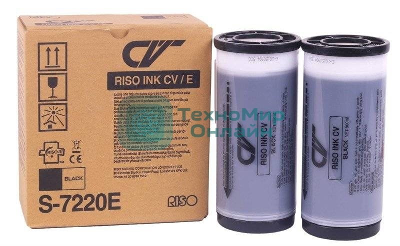 Краска RISO CV черный E (800мл) (o)