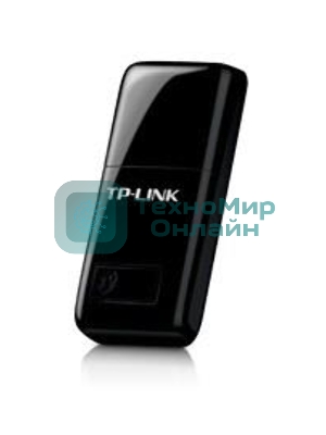 Сетевой адаптер TP-Link SOHO TL-WN823N Беспроводной USB мини адаптер 300 Мбит/с стандарта N c кнопкой QSS(Realtec)