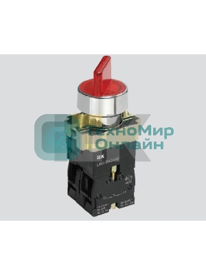 Переключатель LAY5-BK2365 на 2 полож. зел. IEK BSW90-BK-2-K06