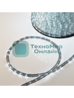 Дюралайт Neon-night LED, постоянное свечение (2W) – белый, 36 LED/м, бухта 100 м