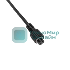 Шнур питания для уличных гирлянд Neon-night (без вилки) 3А, провода черный, IP65