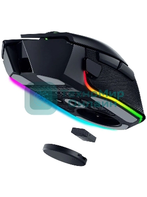 Мышь беспроводная/проводная Razer Basilisk V3 Pro 35K черный, 35000 dpi, радиоканал, Bluetooth, USB, кнопки - 11