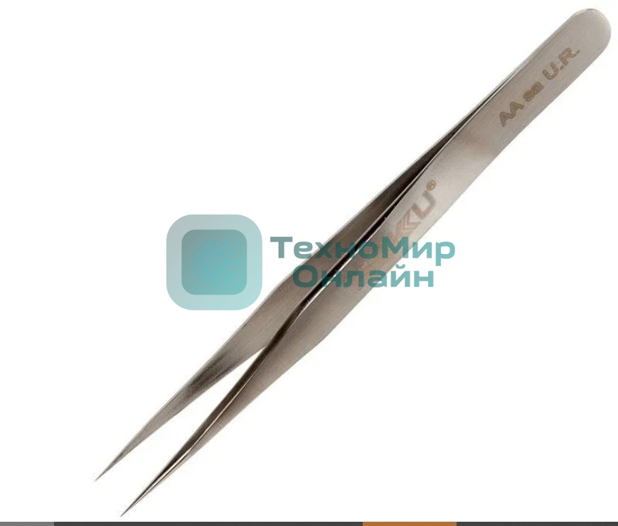 Пинцет прямой BAKU A8 AA-Sa UR metal
