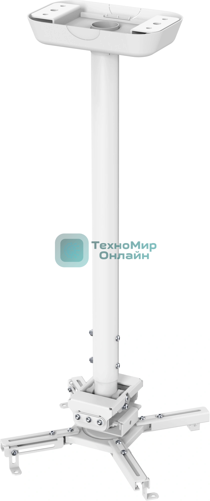 Кронштейн для проектора Cactus CS-PROF031L-WT белый макс.35кг потолочный поворот и наклон