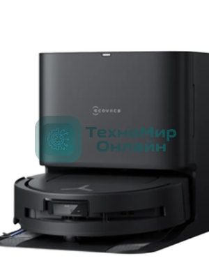 Робот-пылесос Ecovacs Deebot T80 черный, 6400 мА*ч Li‑Ion, уборка сухая/влажная, пылесборник контейнер 0.22 л