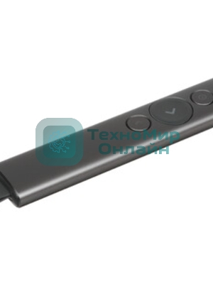 Презентер Logitech Spotlight Slate (серый, Bluetooth/2.4 GHz, перезаряжаемая литий-полимерная батарея 85мА·ч, 3D-акселерометр, гироскоп, кабель для зарядки, чехол) (арт. 910-004867, M/N: R-R0011/C-U0016)