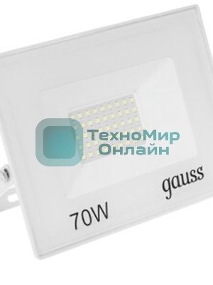 Прожектор светодиодный Gauss LED 70W 4900lm IP65 6500К белый