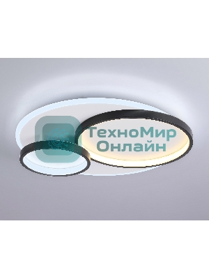 Светильник Ambrella light FA7719 WH/BK белый/черный 3000K-6400K 64W 490*470*90 (ПДУ РАДИО 2.4G)