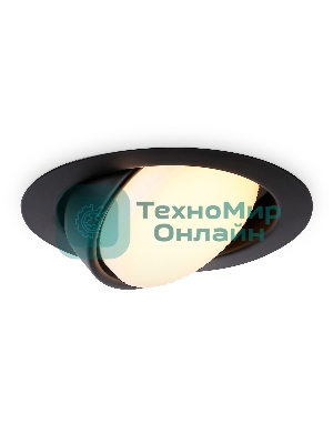 Светильник встраиваемый G10123 BK черный GX53 max 12W D120*48