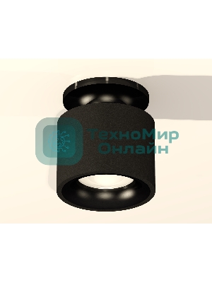 Светильник Ambrella Light XS7511061 SBK/PBK черный песок/черный полированный MR16 GU5.3 (N7926, C7511, N7011)