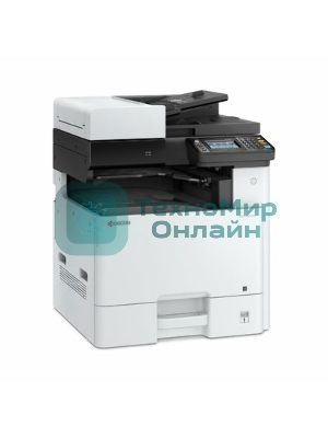 МФУ лазерное Kyocera Ecosys M8124cidn (1102P43NL0), A3, цветной, печ. до 24 стр/мин. (А4) до 12 стр/мин. (А3), скан. до 50 стр/мин., 1200 x 1200 dpi (печать) 600x600dpi (скан.), USB, RJ-45, NFC, Air Print, Mopria