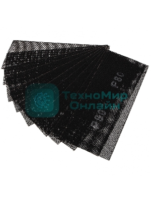 Сетка абразивная Sparta P 80, 115 х 280 мм, 10 шт.