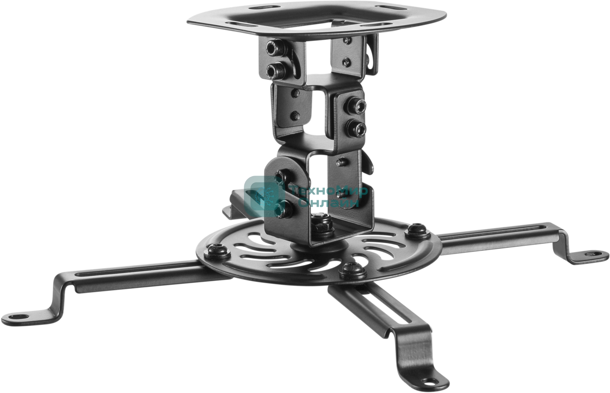 Кронштейн для проектора Cactus CS-VM-PREC01-BL черный настенный и потолочный поворот и наклон