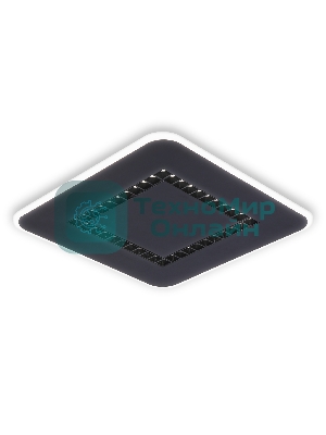 Светильник Ambrella light FL51419 BK черный 3000K/4200K/6400K 68W 488*488*40 (ПДУ ИК)