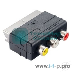 Переходник PERFEO Переходник SCART (21 pin) вилка 