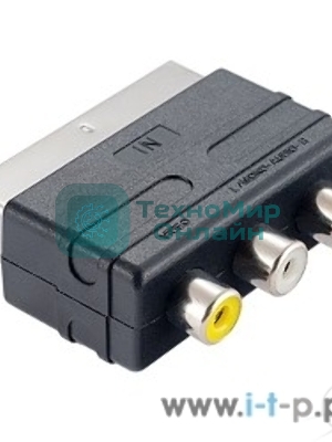 Переходник PERFEO Переходник SCART (21 pin) вилка 