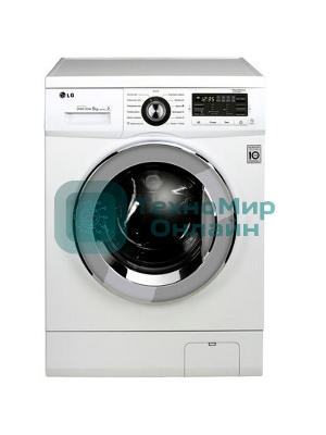 Стиральная машина LG F1096TD3 белая, загрузка фронтальная 8кг, 1000 об/мин., класс: A
